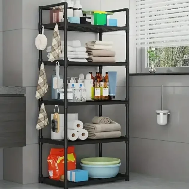 Полиця стелаж для кухні підлогова на 5 ярусів 50х170х30 см Storage rack XL-1330