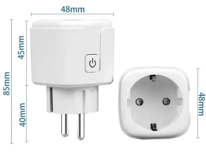 Розумна WiFi-розетка 16 А, Smart 3680 Вт/Ракетка з керуванням через телефон/Інтелектуальна розетка