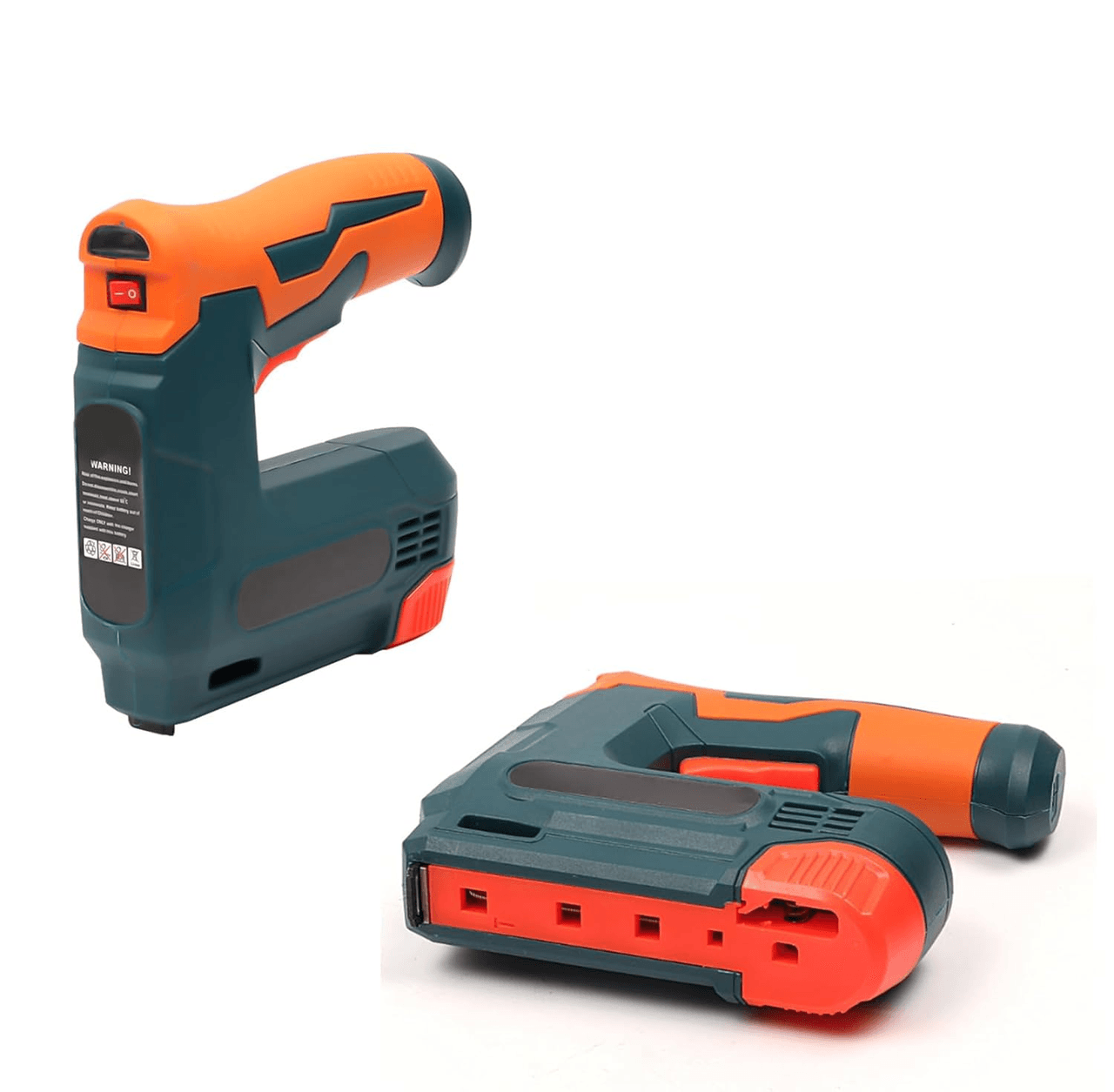 Бездротовий цвяхозабивач-степлер 2-в-1 Cordless Nailer Stapler 21 в 1, акумуляторний