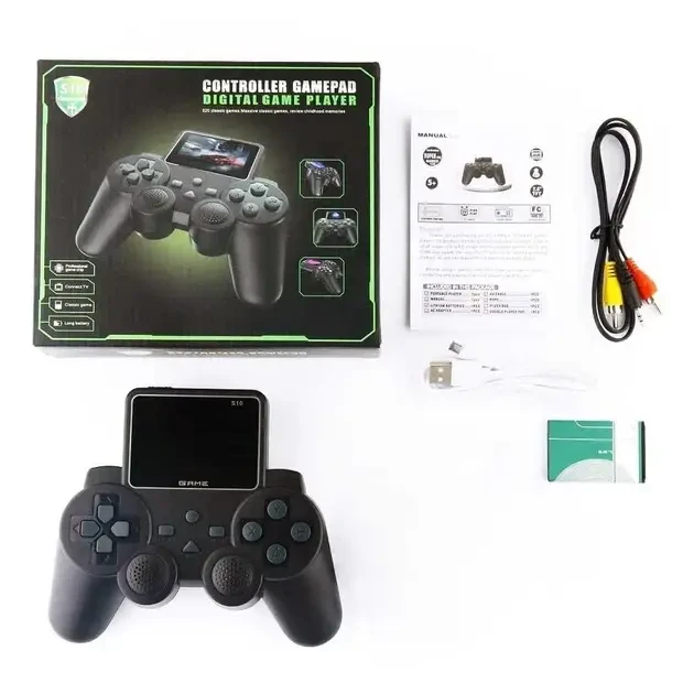 Портативна ретроміні ігрова приставка з екраном 2.4 дюйма Gamepad S10 Ігрова приставка на 520 ігор