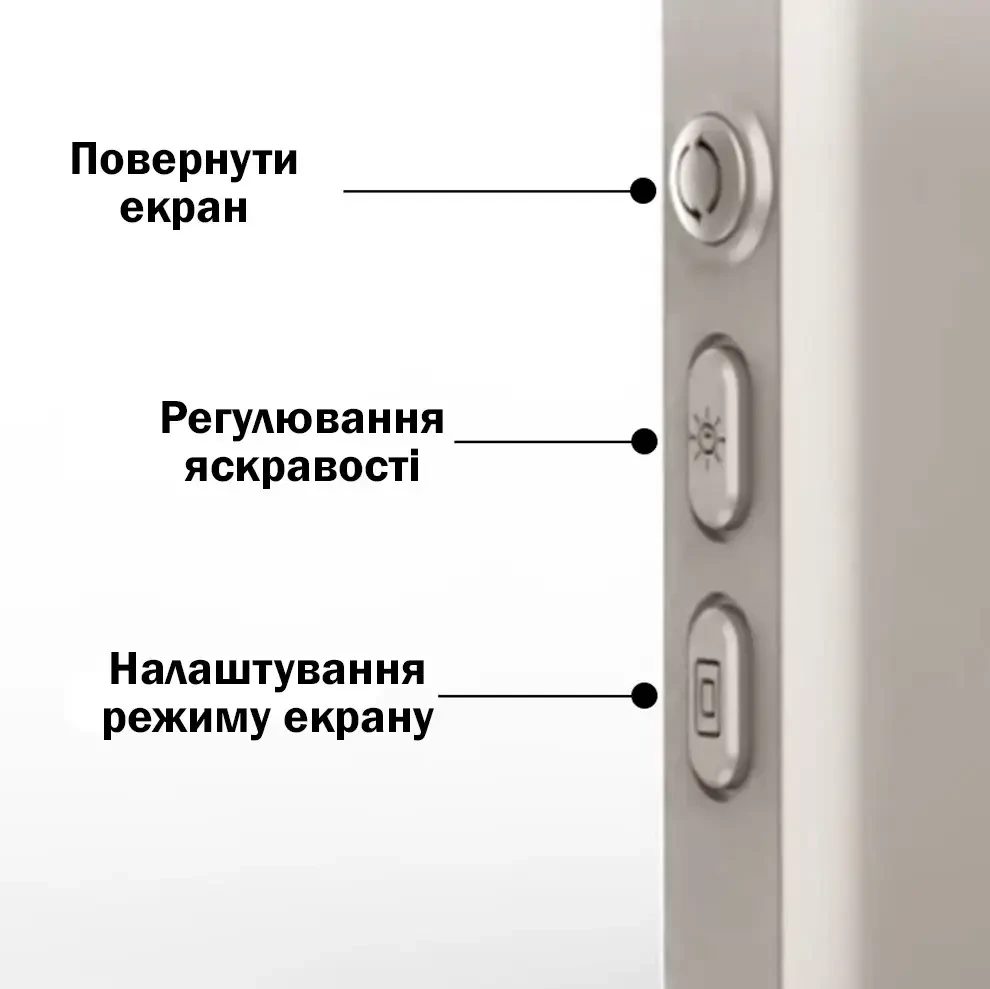 Магнітний екран/монітор для смартфонів із динаміками на задню панель телефона для селфі та блогу Fotorgear X40