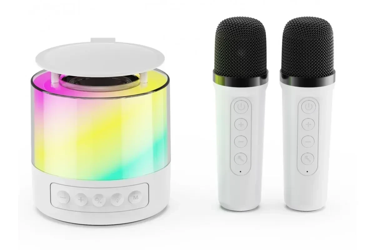 Портативна караоке-колонка K19 Bluetooth з підсвіткою