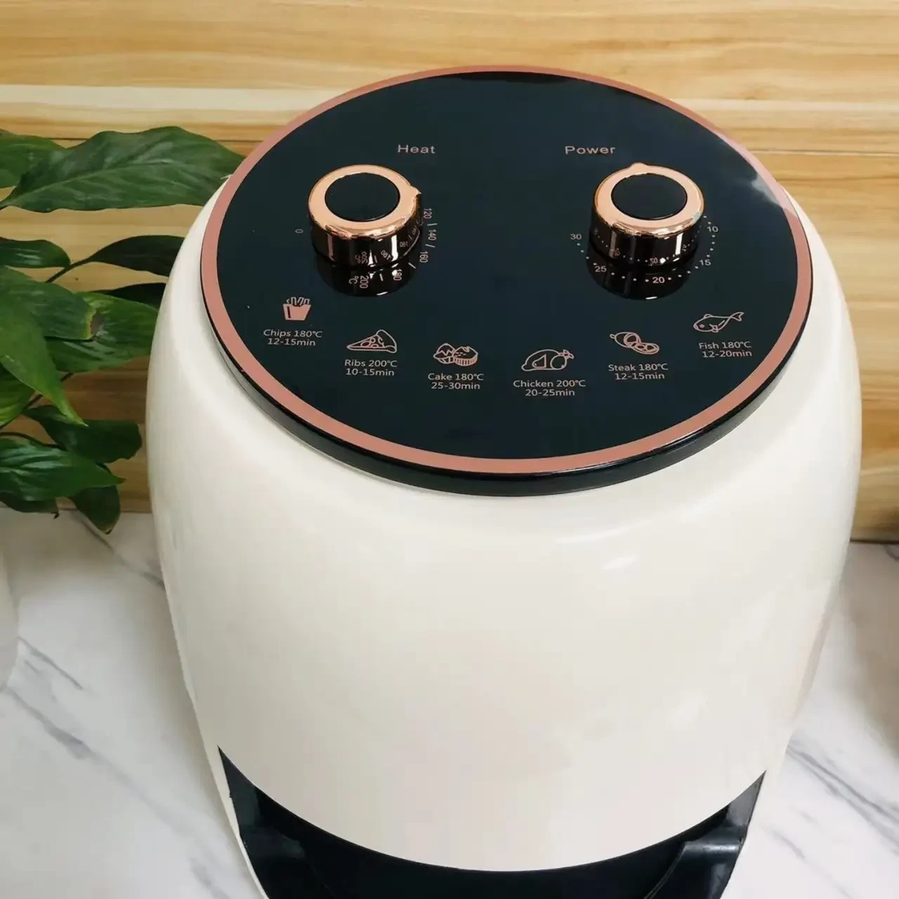 Мультипіч побутовий Rainberg RB-2318 3800 Вт Білий аерофритюрниця з антипригарним кошиком 8.5 л