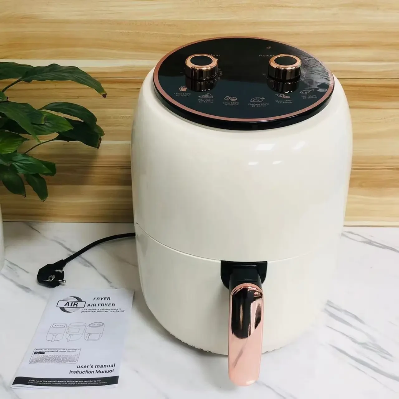 Мультипіч побутовий Rainberg RB-2318 3800 Вт Білий аерофритюрниця з антипригарним кошиком 8.5 л