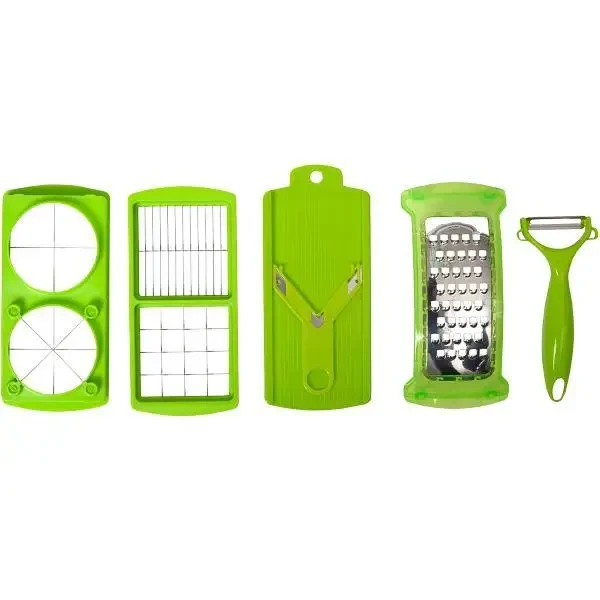 Овочерізка з насадками та контейнером 1.5 л для нарізування Nicer Dicer X3-180 29×14×12 см