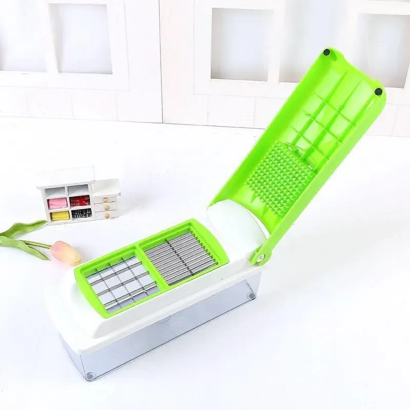 Овочерізка з насадками та контейнером 1.5 л для нарізування Nicer Dicer X3-180 29×14×12 см