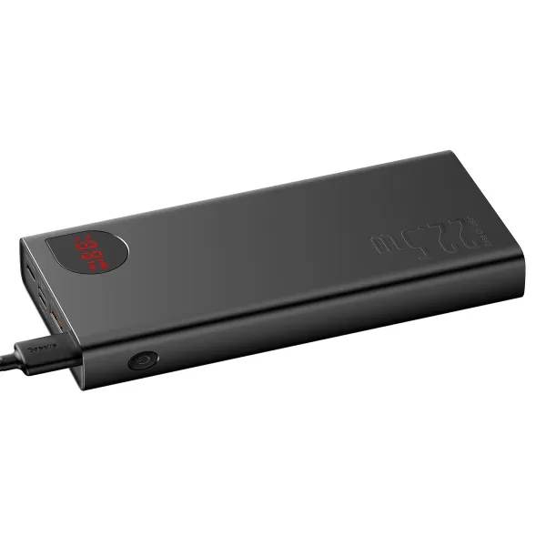 Power Bank Baseus Adaman Metal 20000 mAh 22.5W / Швидке заряджання / Портативний акумулятор