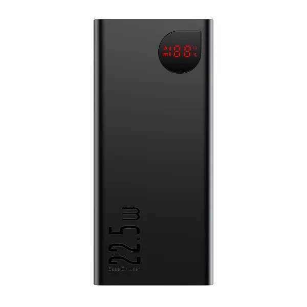 Power Bank Baseus Adaman Metal 20000 mAh 22.5W / Швидке заряджання / Портативний акумулятор