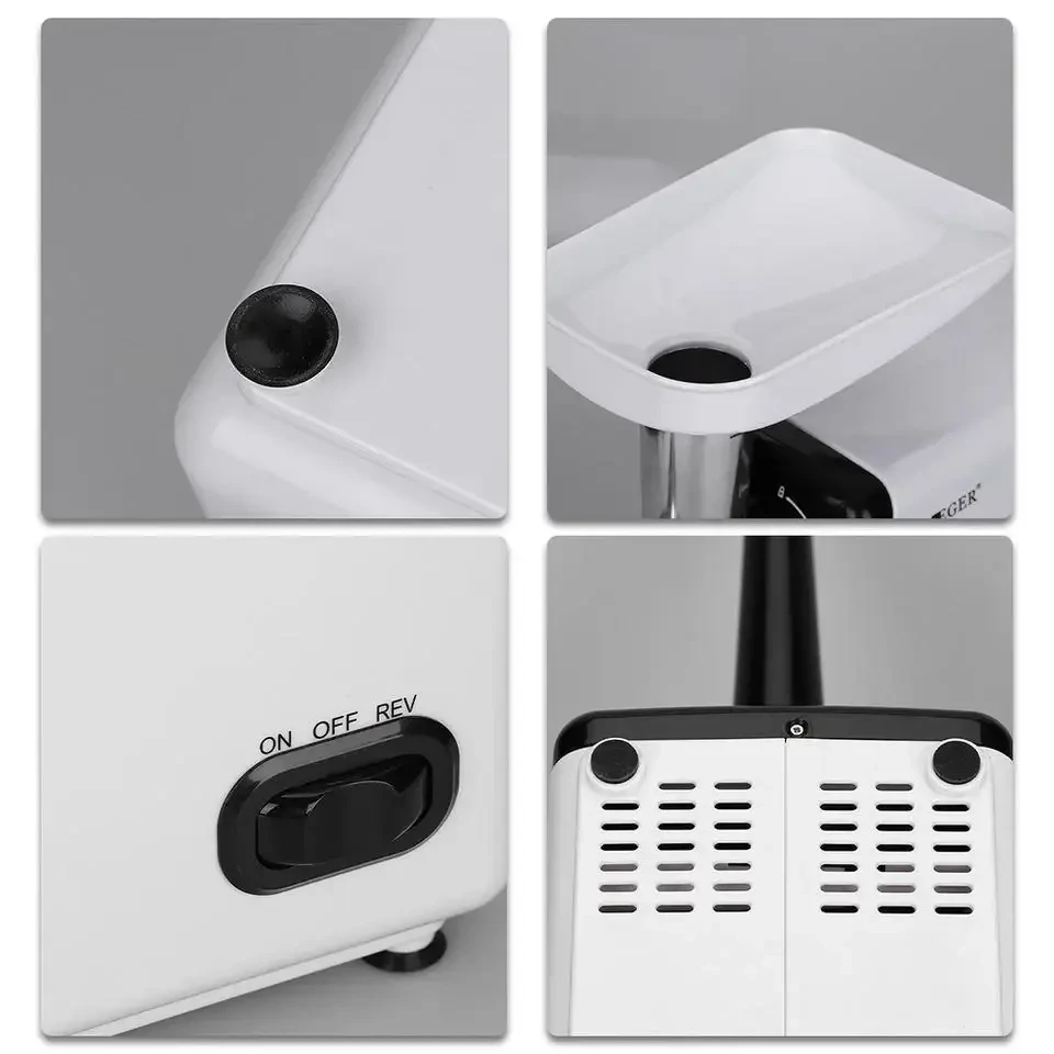 Електрична м’ясорубка в металевому корпусі потужністю 2500 Вт RAF R.3367 Біла