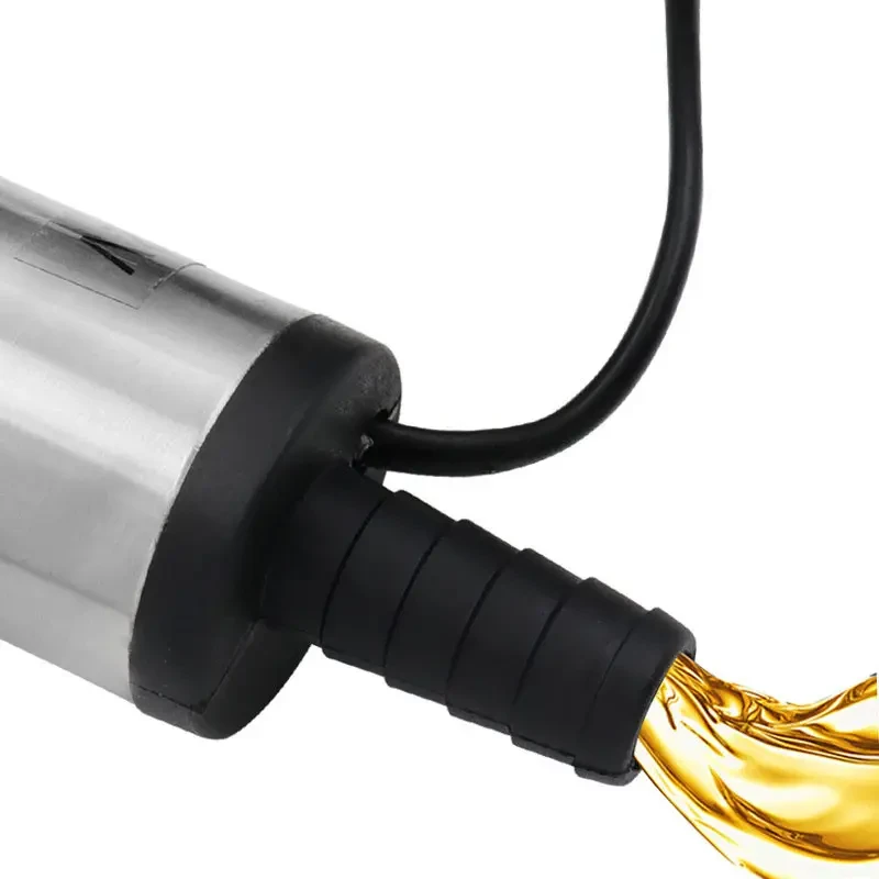 Електричний заглибний насос для перекачування палива та рідин 12V Сірий AND5260