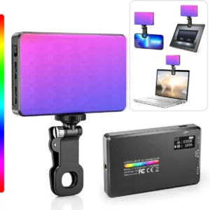 Портативна лампа для відеознімання з двома режимами живлення світло для блогерів з підсвіткою RGB LAMP AND 5265