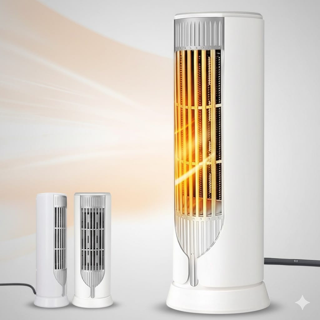 Тепловентилятор керамічний Lasko FH500 1200 Вт, кімнатний електрообігрівач дуйка для дому та офісу, захист від перегрівання