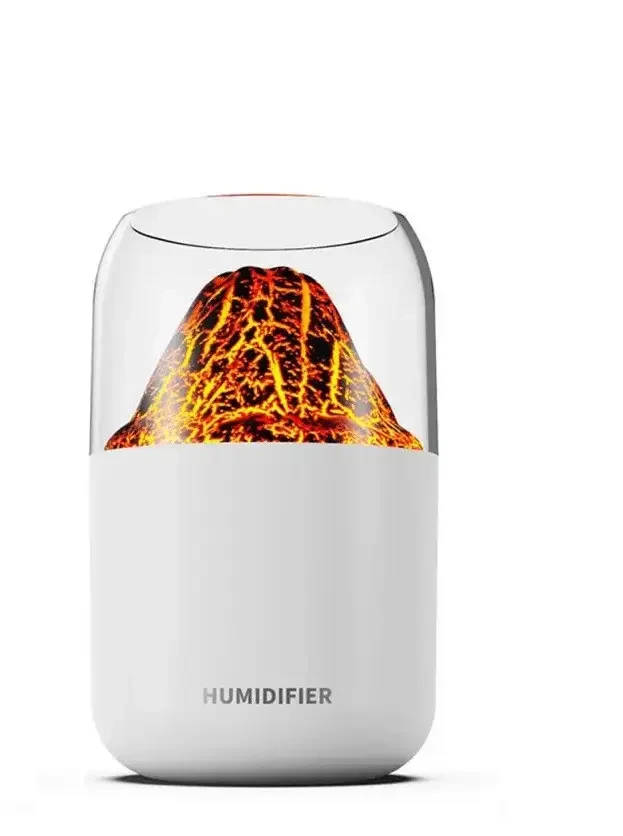 Ультразвуковий зволожувач повітря в стилі вулкана LAMP JSQ-1 280 мл Аромадифузор-нічник для дому