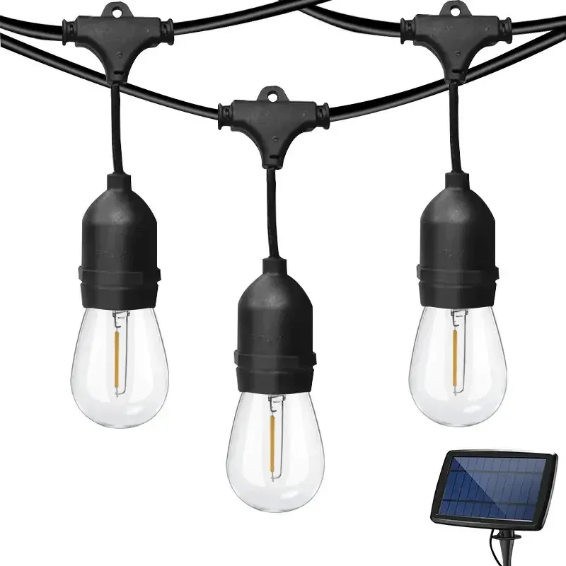 Декоративна гірлянда із сонячною панеллю Ретролампа SFK-13 Водонепроникні світлодіодні лампи-гірлянда