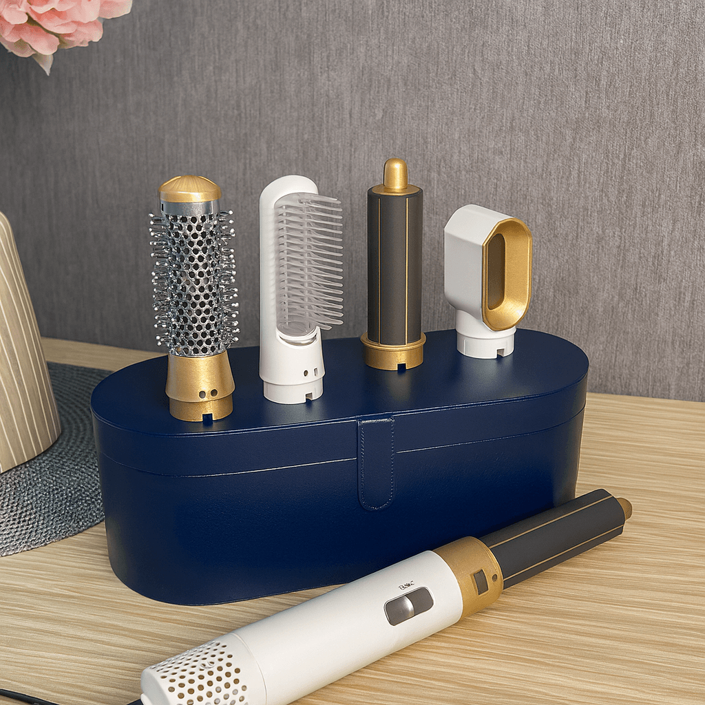 Стайлер 5в1 HAIR BRUSH Styler + Коробка Чохол Білий з функціями надання об’єму, випрямлення