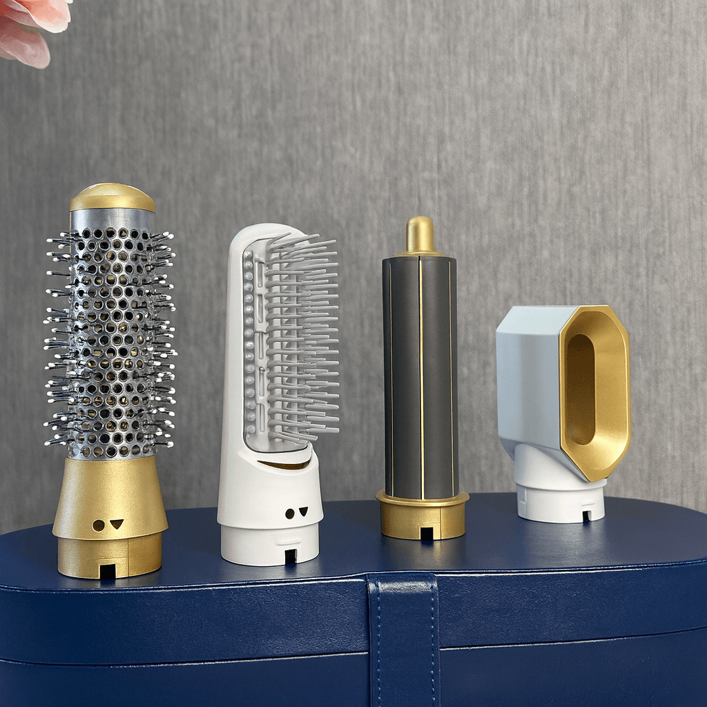 Стайлер 5в1 HAIR BRUSH Styler + Коробка Чохол Білий з функціями надання об’єму, випрямлення