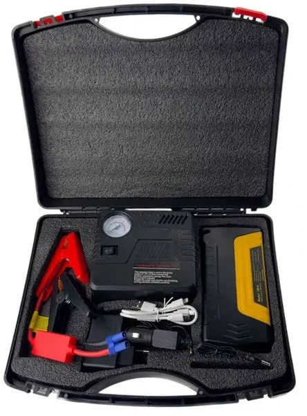 Автомобільний пускозарядний пристрій із компресором JUMPSTARTER TM15 PUMP 50800 мА·год