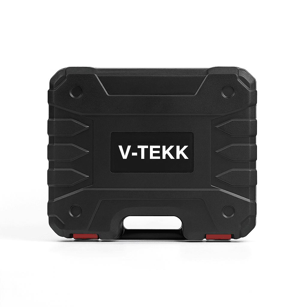 V-TEKK Дриль-перфоратор акумуляторний 2 в 1 | Ударний бездротовий інструмент 18 В з літій-іонним акумулятором