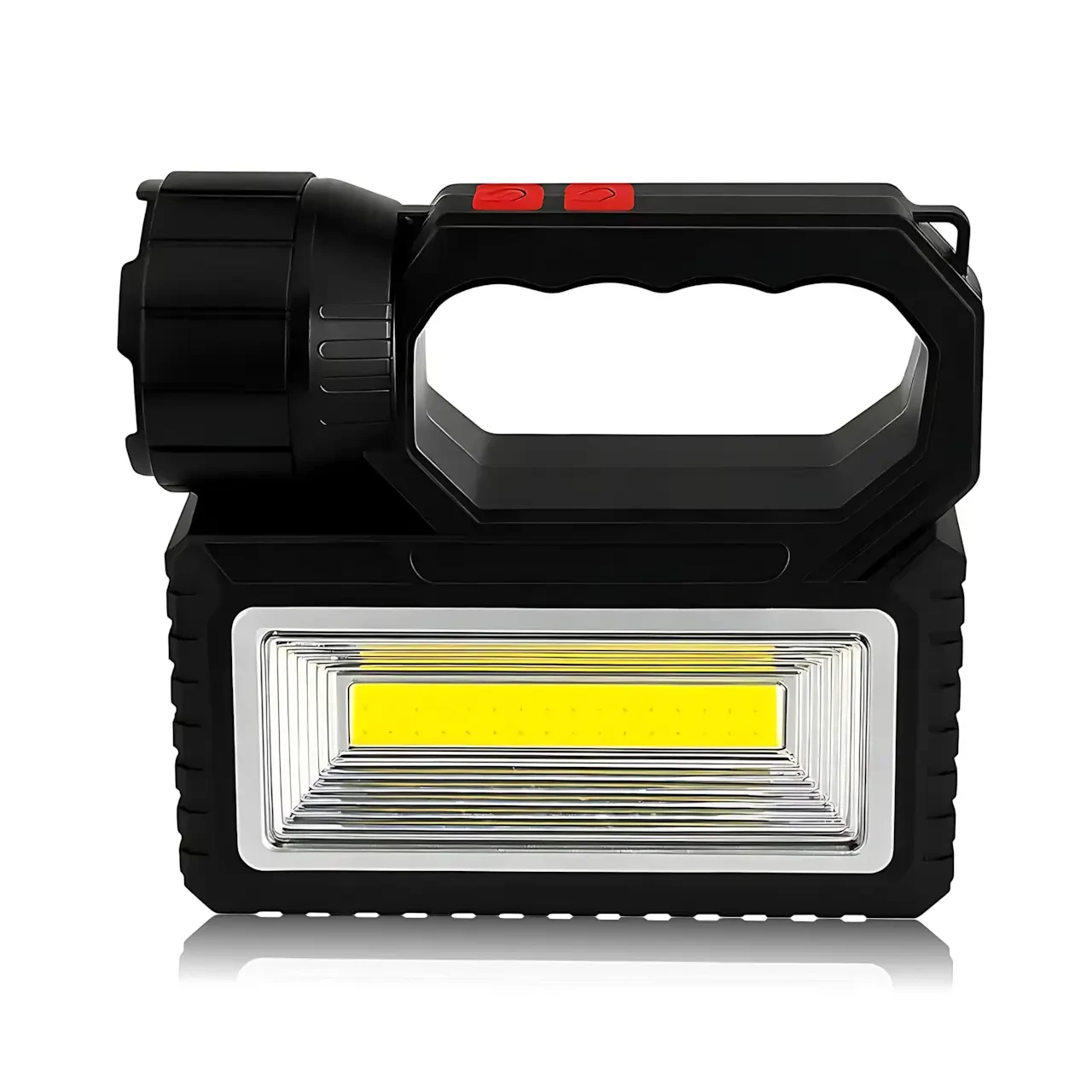 Сонячна зарядна станція OK-718S-A з LED+COB ліхтарем 10 Вт, PowerBank, сонячна панель, 3 виносні лампи, акумуляторна ручна
