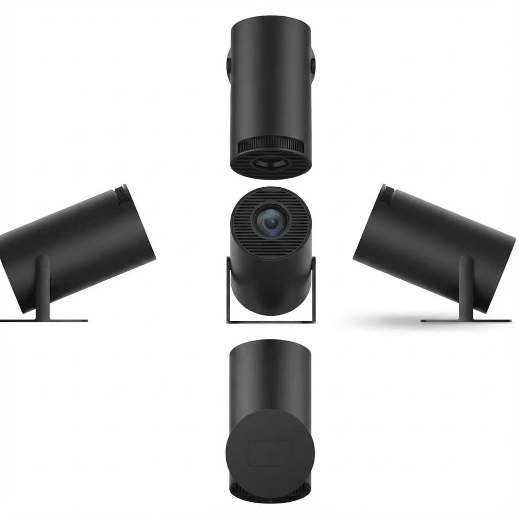 Портативний 4K UHD мініпроєктор Magcubic HY300 Чорний Android 12 З підтримкою Wi-Fi Bluetooth