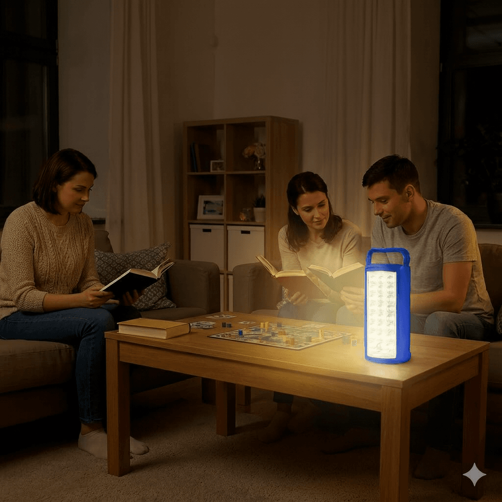 Перезаряджуваний LED-ліхтар Синій корпус HER-TEX HT-2626, 24 LED, USB, до 80 годин
