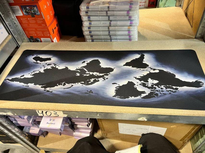 Ігровий килимок для миші, збільшений розмір, тканинна поверхня та нековзна основа