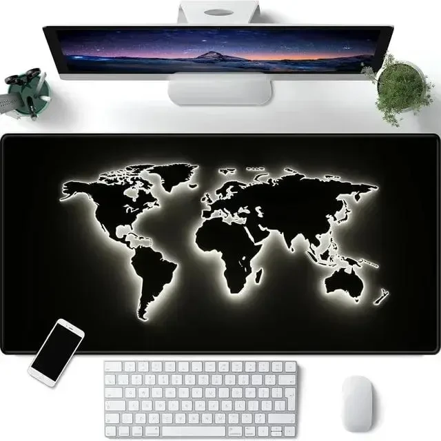 Ігровий килимок для миші, збільшений розмір, тканинна поверхня та нековзна основа