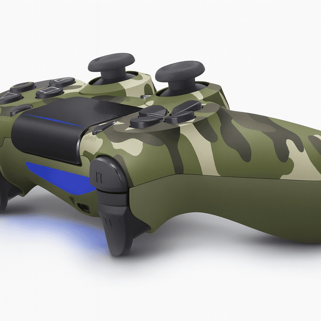 Джойстик ігровий для консолі Сірий камуфляж PS4/PC із сенсорною панеллю й акумулятором