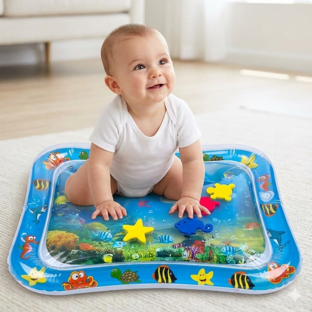 Водний дитячий розвивальний килимок AIR PRO inflatable water play mat Надувний дитячий килимок
