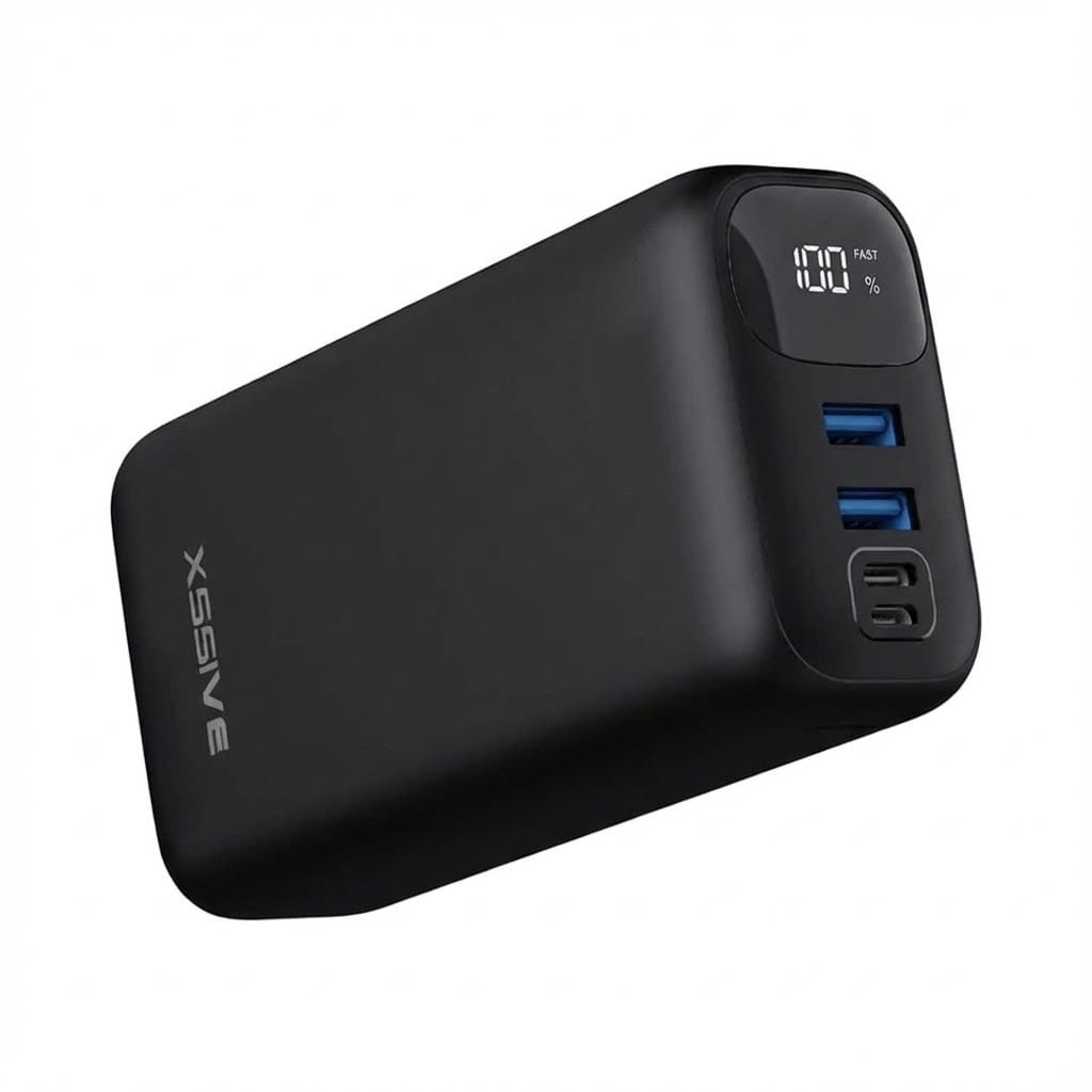 Повербанк XSSIVE 30000 mAh Fast Charge QC/PD з LED-дисплеєм XSS-PB23 Чорний