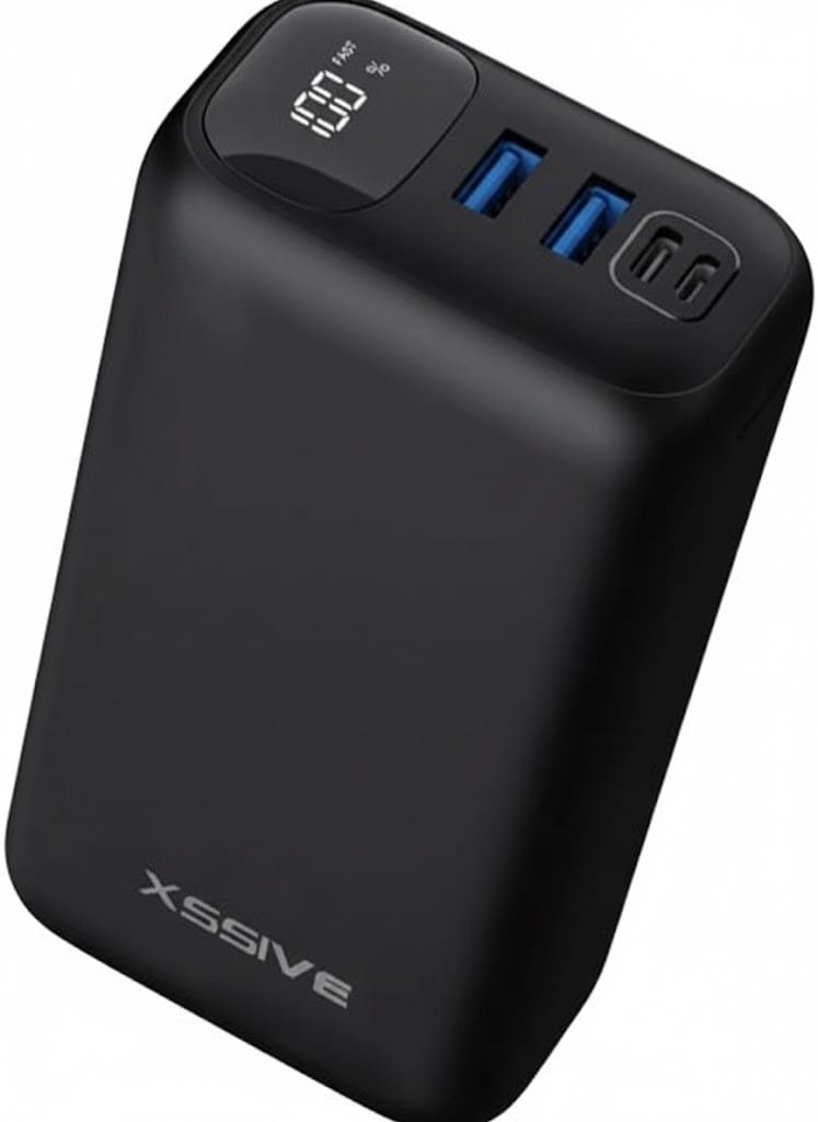Повербанк XSSIVE 30000 mAh Fast Charge QC/PD з LED-дисплеєм XSS-PB23 Чорний