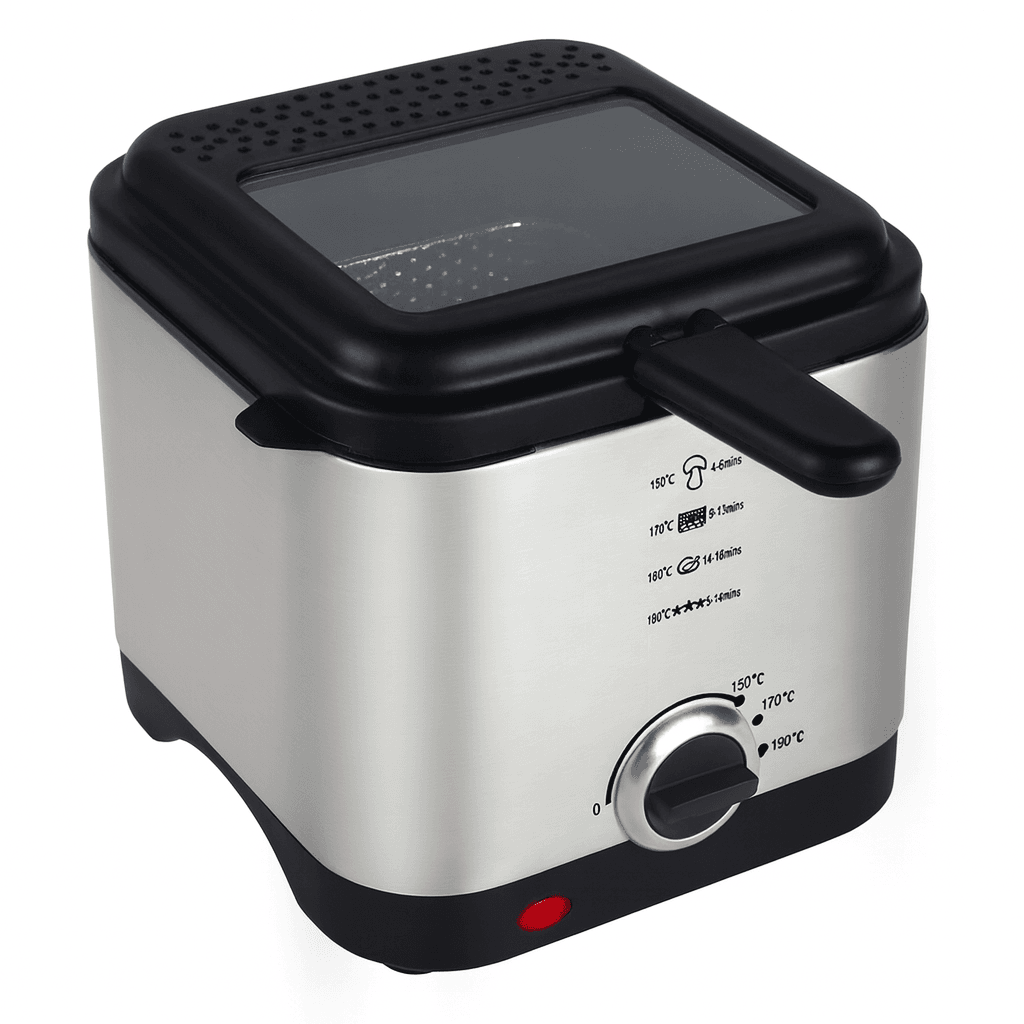 Фритюрниця Crownberg CB-5542 1,5 л 1200 Вт з терморегулятором і антипригарною чашею