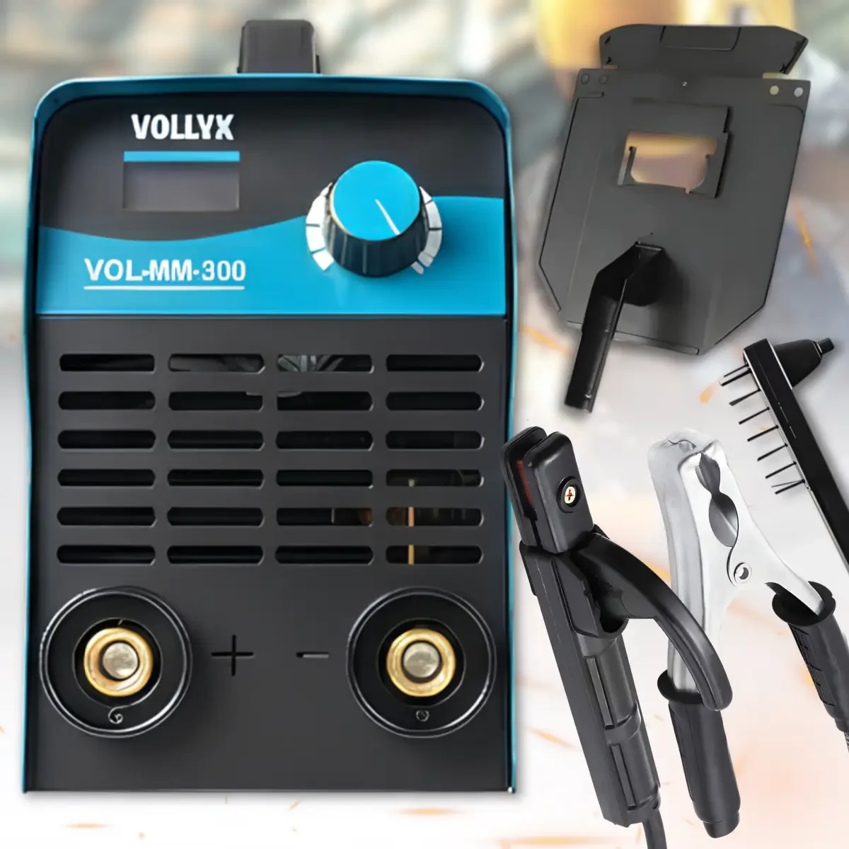 Інверторний зварювальний апарат з цифровим дисплеєм Vollyx VOL-MM-300 220 V