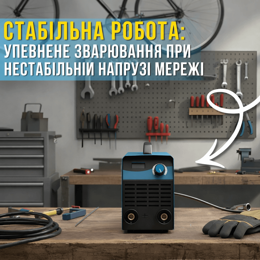 Інверторний зварювальний апарат з цифровим дисплеєм Vollyx VOL-MM-300 220 V