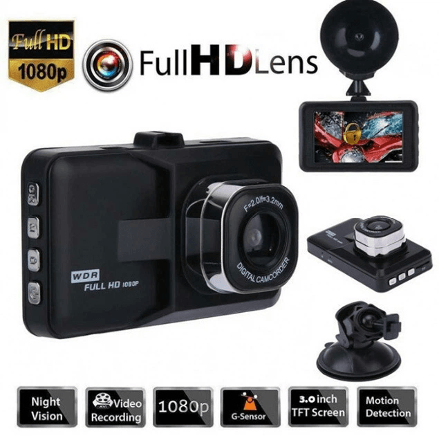 Відеореєстратор Q06 Full HD 1080p, 3.0″, 170°, G-сенсор, металевий корпус