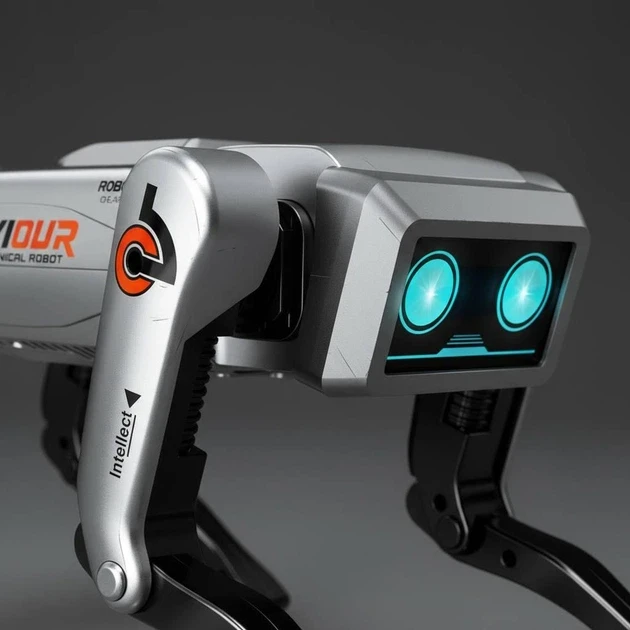 Інтерактивний робот-собака на радіокеруванні AI Robot Grey