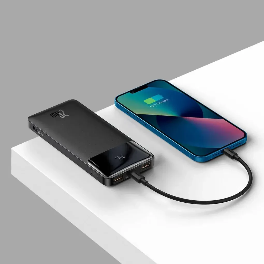 Портативна батарея Baseus Bipow Digital Display Fast Charge Power Bank 10000 mAh 20W