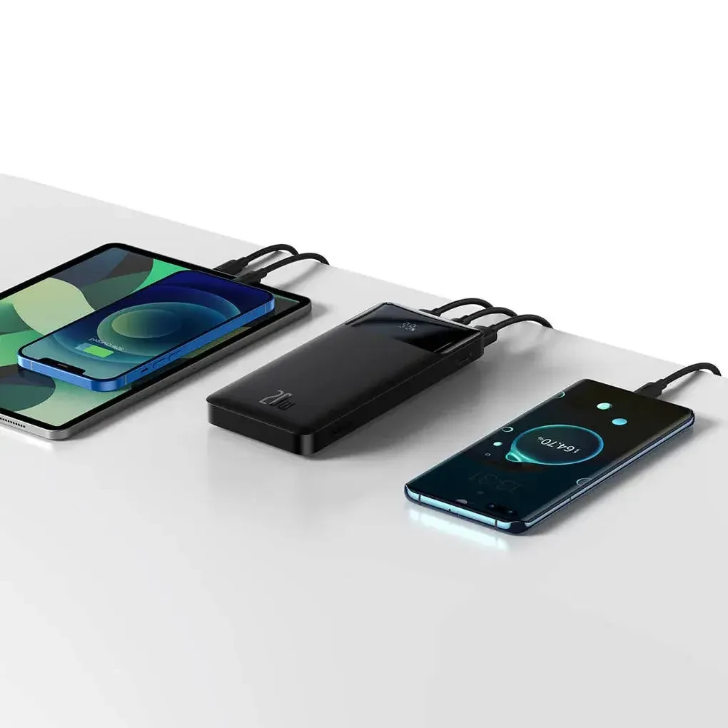 Портативна батарея Baseus Bipow Digital Display Fast Charge Power Bank 10000 mAh 20W
