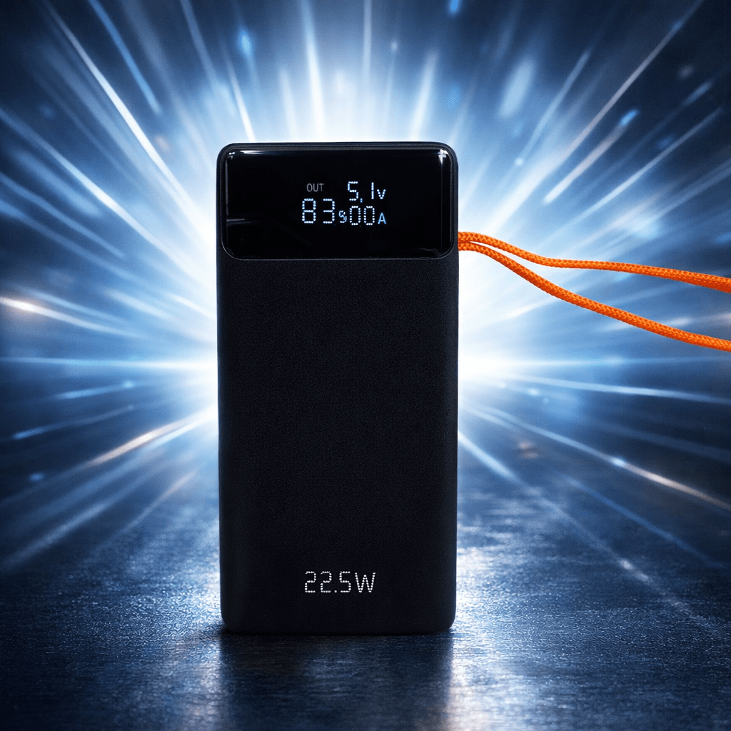 Портативна батарея KPG KPG-507 Power Bank 50000mAh 22.5W з цифровим дисплеєм