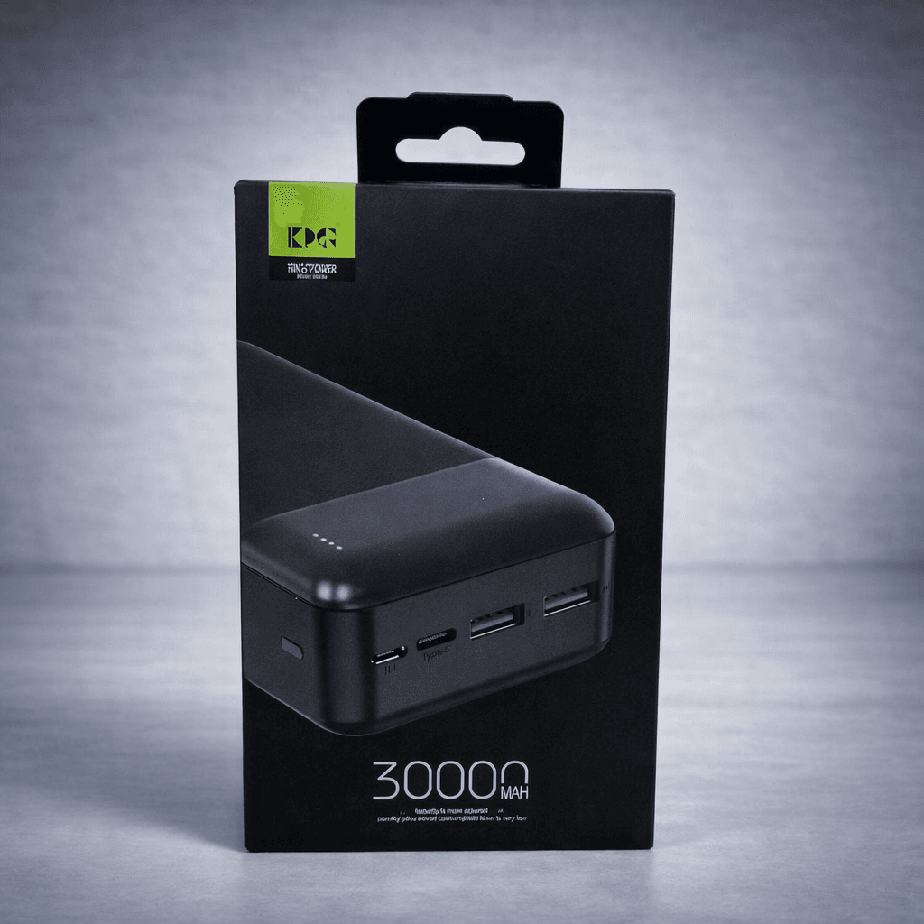 Повербанк King Power KP-35 Power Bank 30000 мА·год з індикатором рівня заряду