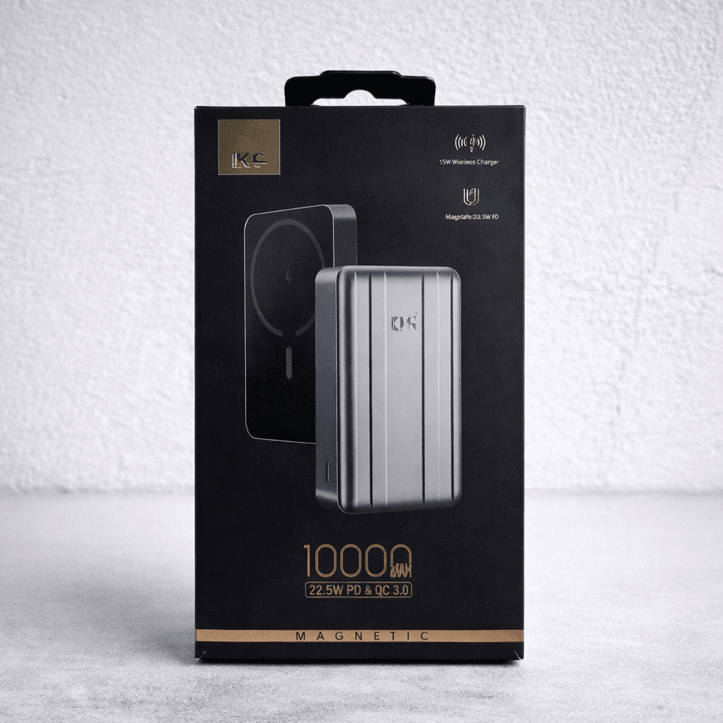 Power Bank King Power WPG-104 Magnetic 10000 mAh з бездротовою зарядкою MagSafe та швидкою зарядкою QC 3.0 / PD 22.5W