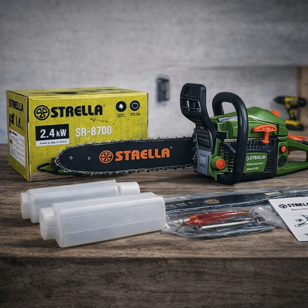 Бензопила STRELLA SR-8700 AND-1025, бензинова, для садових і побутових робіт