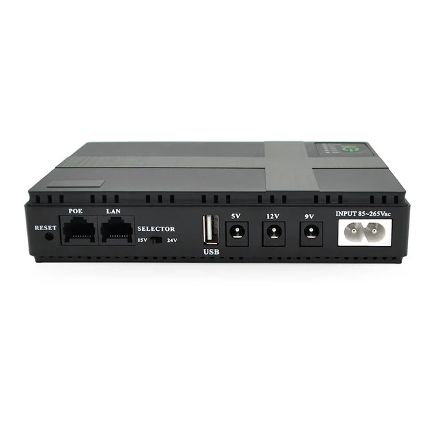 Джерело Безперебійного Живлення DC UPS для роутера, ONU, камер – 5V/9V/12V, багатофункціональний портативний UPS з USB та кабелями
