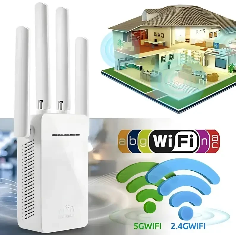 Wi-Fi репитер WR09WIFI, підсилювач бездротового сигналу, режим Repeater/AP, розширення зони покриття Wi-Fi