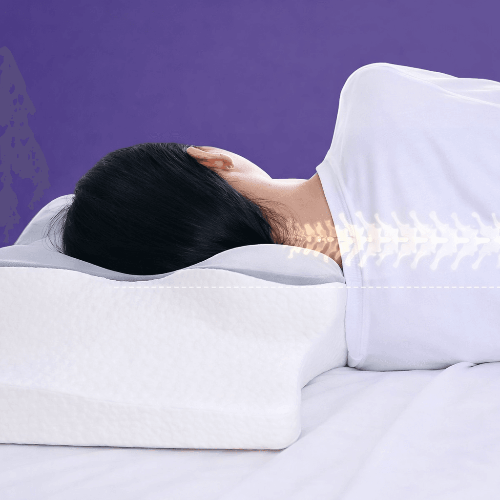Ортопедична подушка для сну Метелик з ефектом пам’яті Memory Foam 50х30 см. Анатомічна подушка під шию