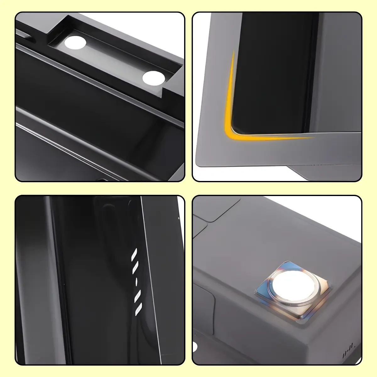 Кухонна мийка з неіржавкої сталі 75×46 см із висувним змішувачем і 3 режимами подавання води “Водоспад” RK