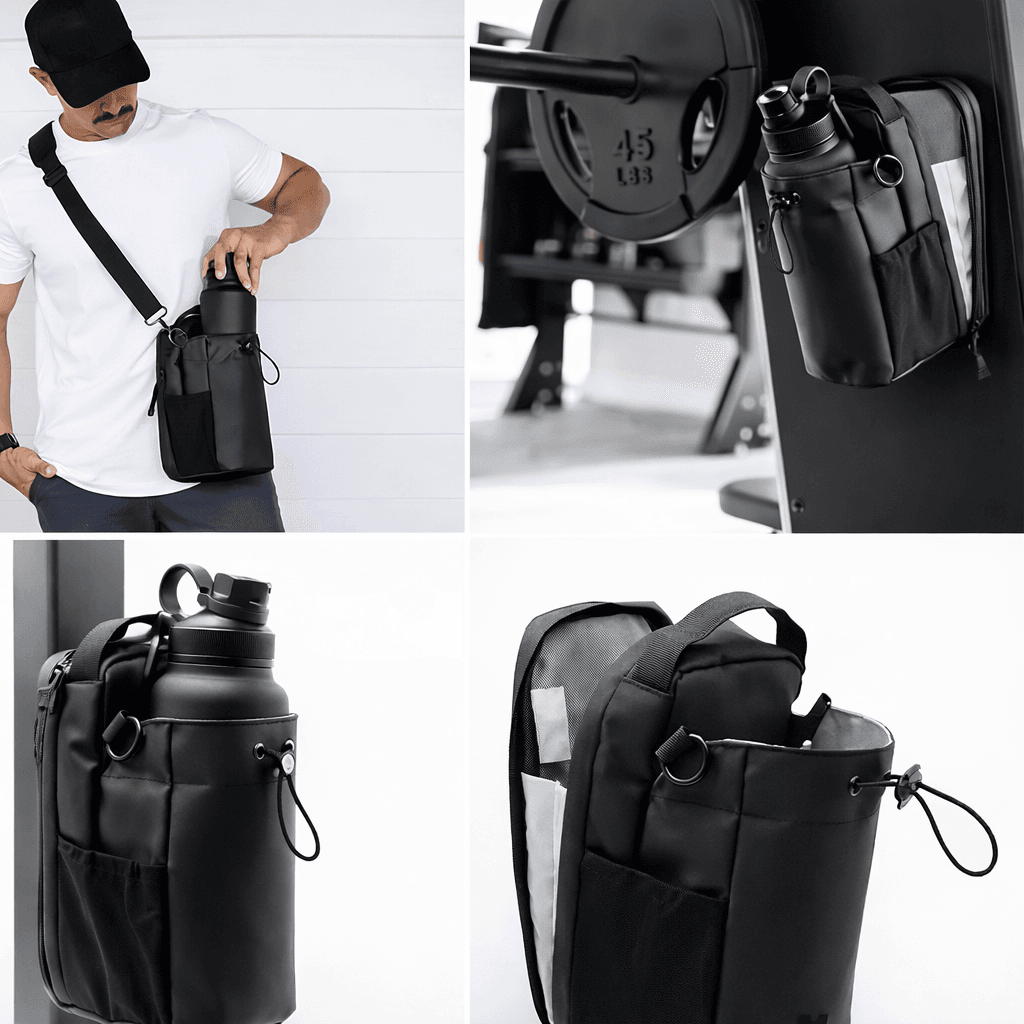 Магнітний підсумок для пляшки One’s: спортивна сумка з магнітом для спортзалу та барсетка через плече