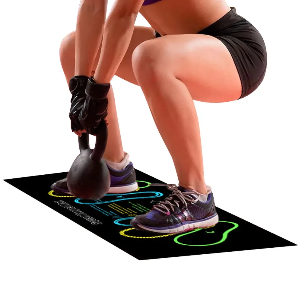 Килимок для присідань зі штучної шкіри, м’який амортизувальний килимок для вправ на колінах, універсальний фітнес-килимок