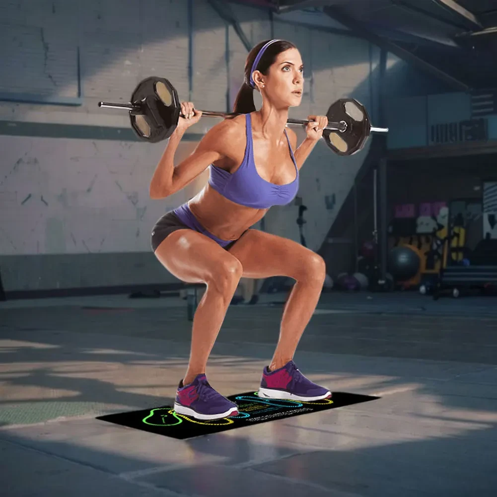 Килимок для присідань зі штучної шкіри, м’який амортизувальний килимок для вправ на колінах, універсальний фітнес-килимок