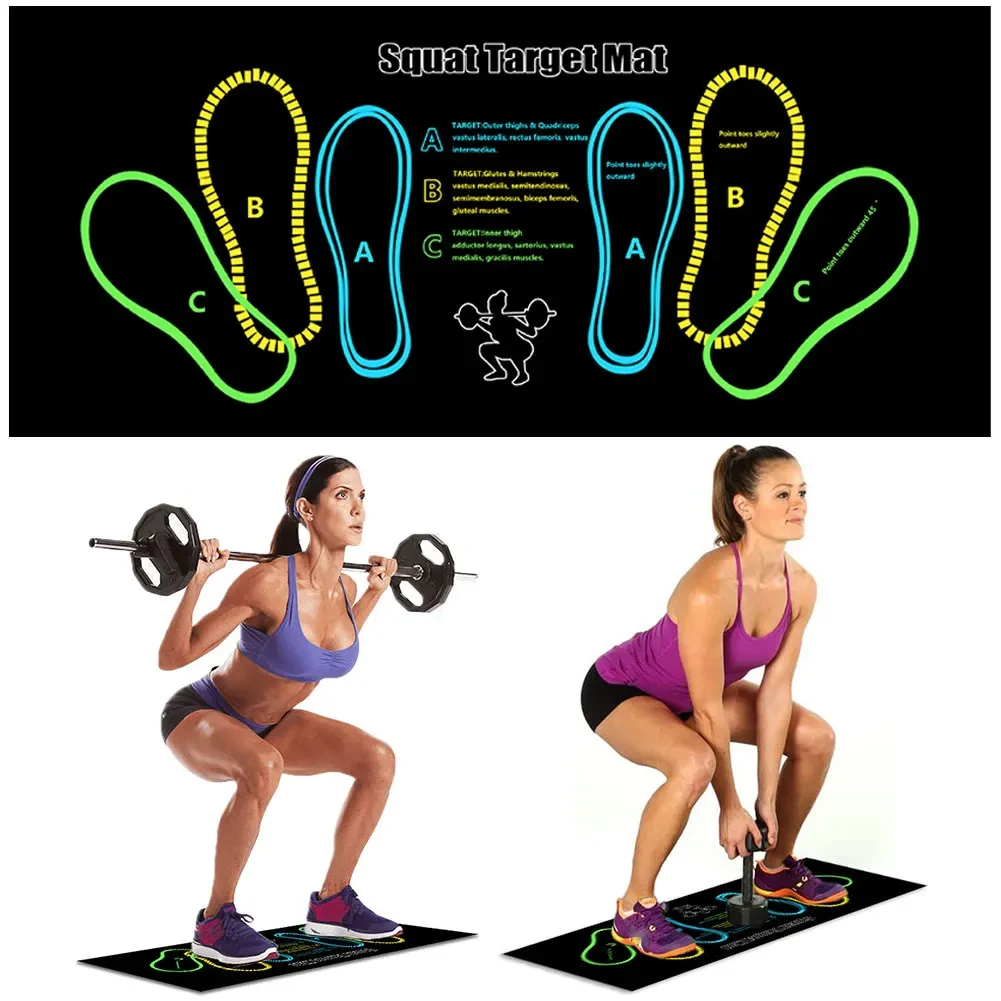 Килимок для присідань зі штучної шкіри, м’який амортизувальний килимок для вправ на колінах, універсальний фітнес-килимок